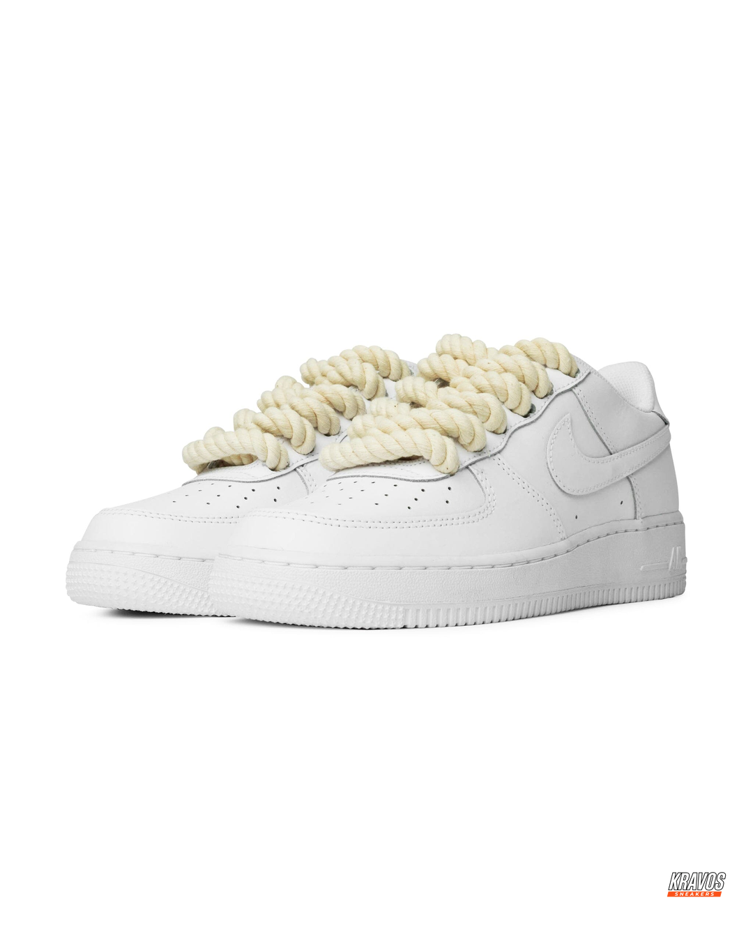 NK Leather Rope-Lace Court Trainer