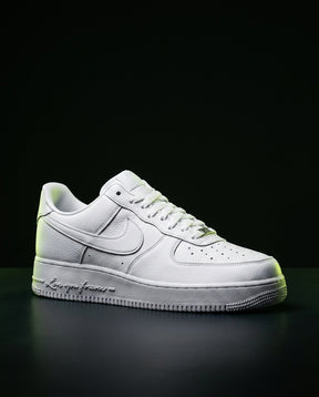 NK Leather Script-Heel Court Trainer