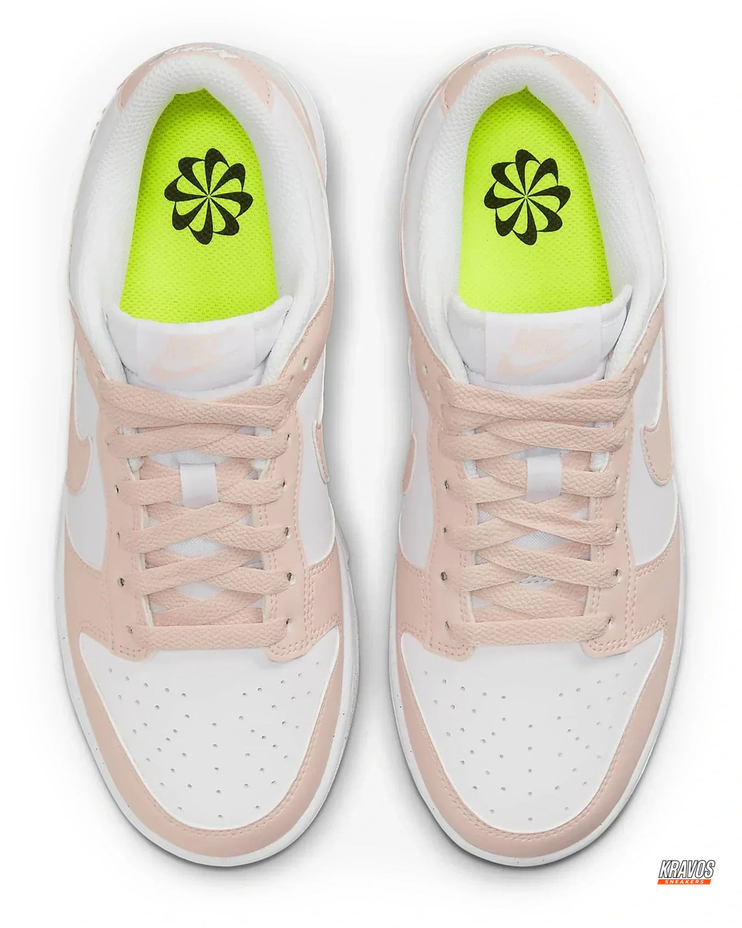 NK Leather Speckled-Sole Court Trainer