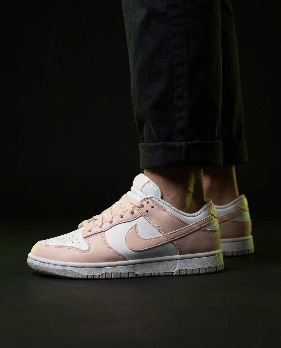NK Leather Speckled-Sole Court Trainer