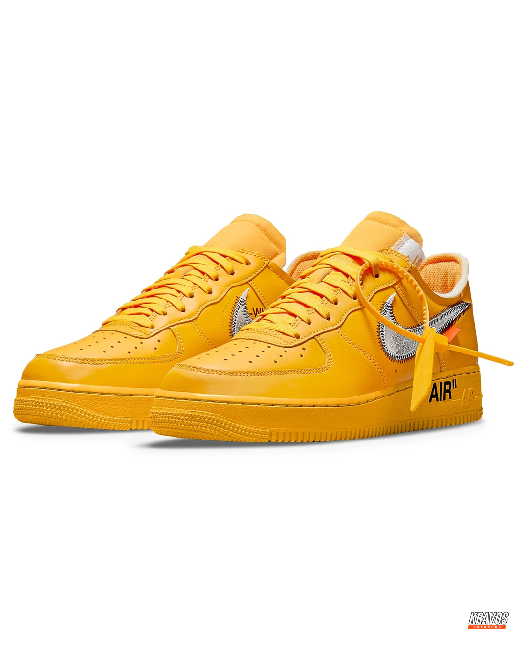 NK Leather Stitched Swoosh Court Trainer