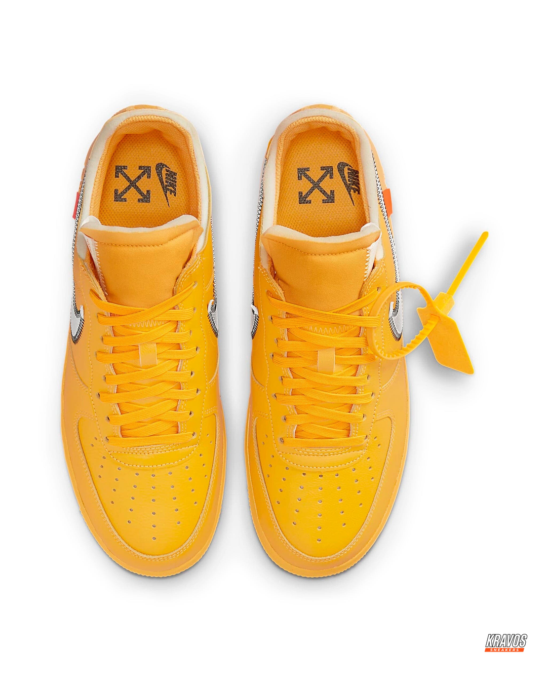 NK Leather Stitched Swoosh Court Trainer