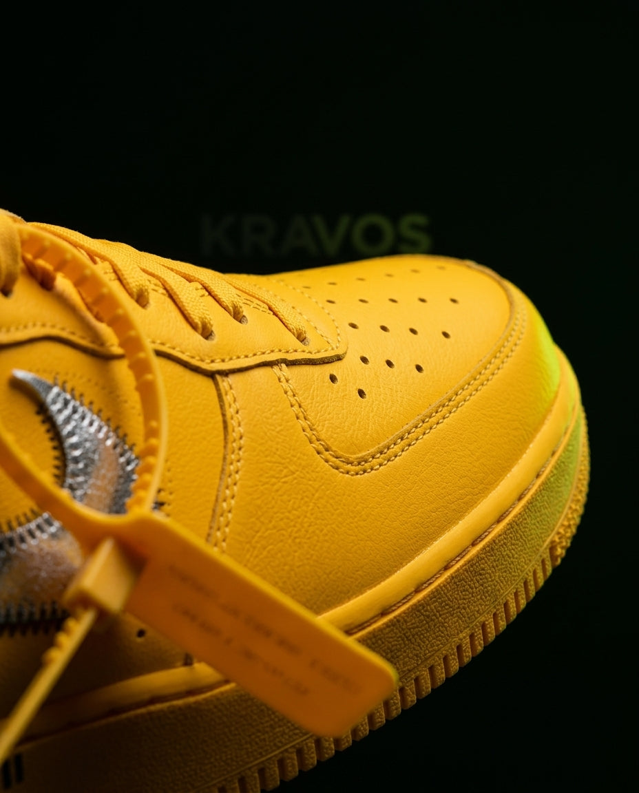 NK Leather Stitched Swoosh Court Trainer