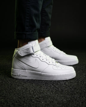 NK Leather Strap Mid Trainer