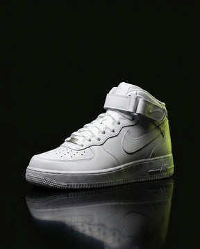 NK Leather Strap Mid Trainer