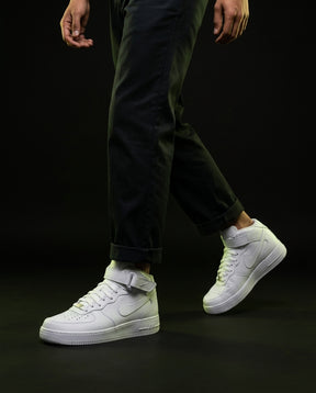 NK Leather Strap Mid Trainer