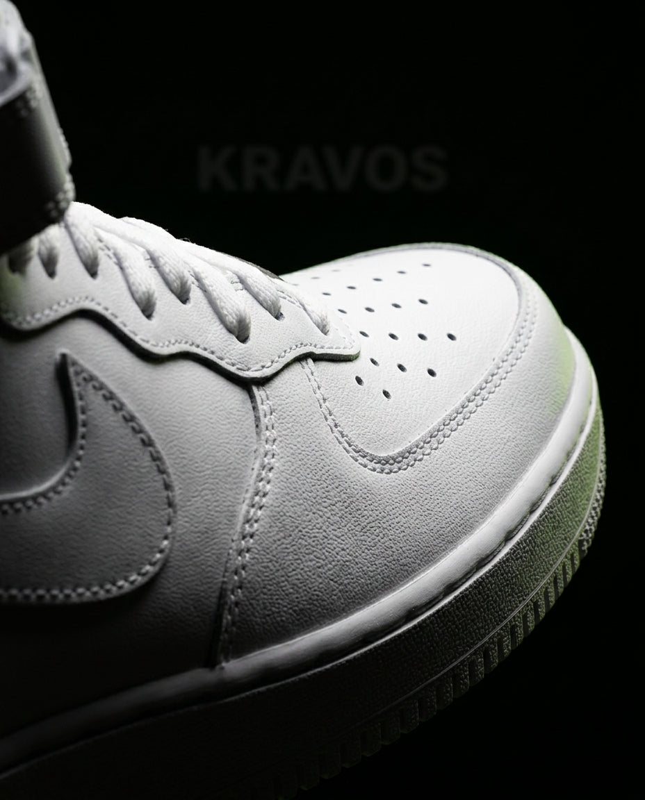 NK Leather Strap Mid Trainer
