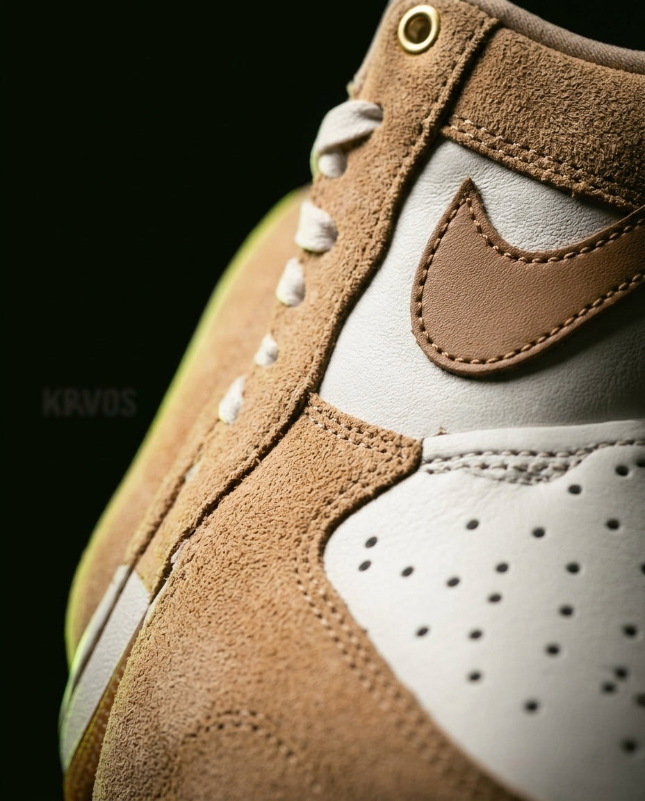 NK Leather Suede Panelled Court Trainer