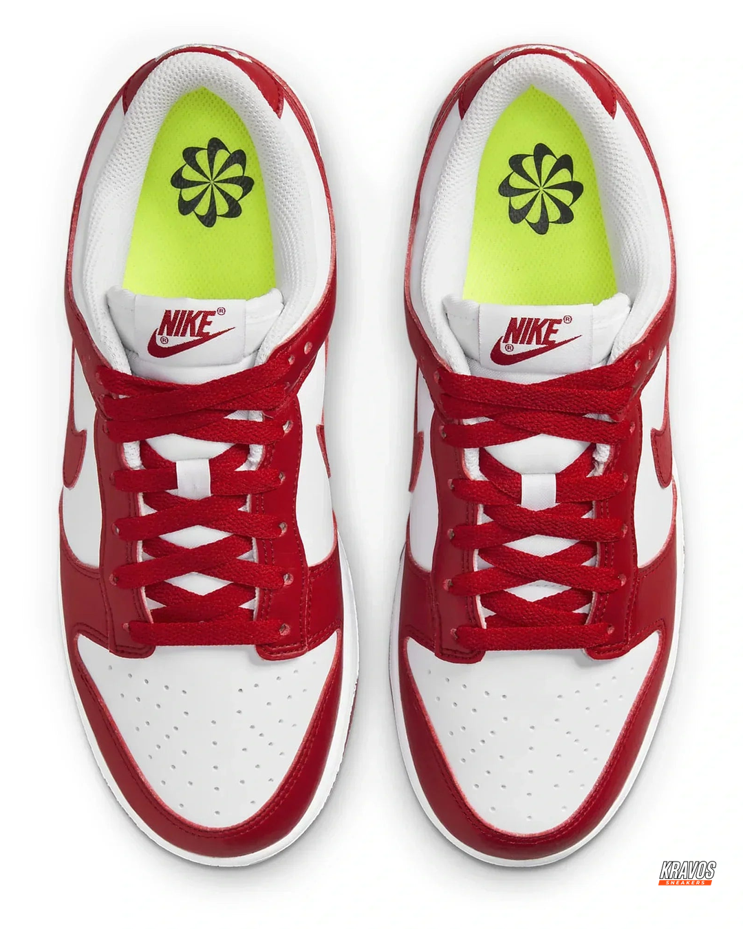 NK Leather Swoosh Overlay Trainer