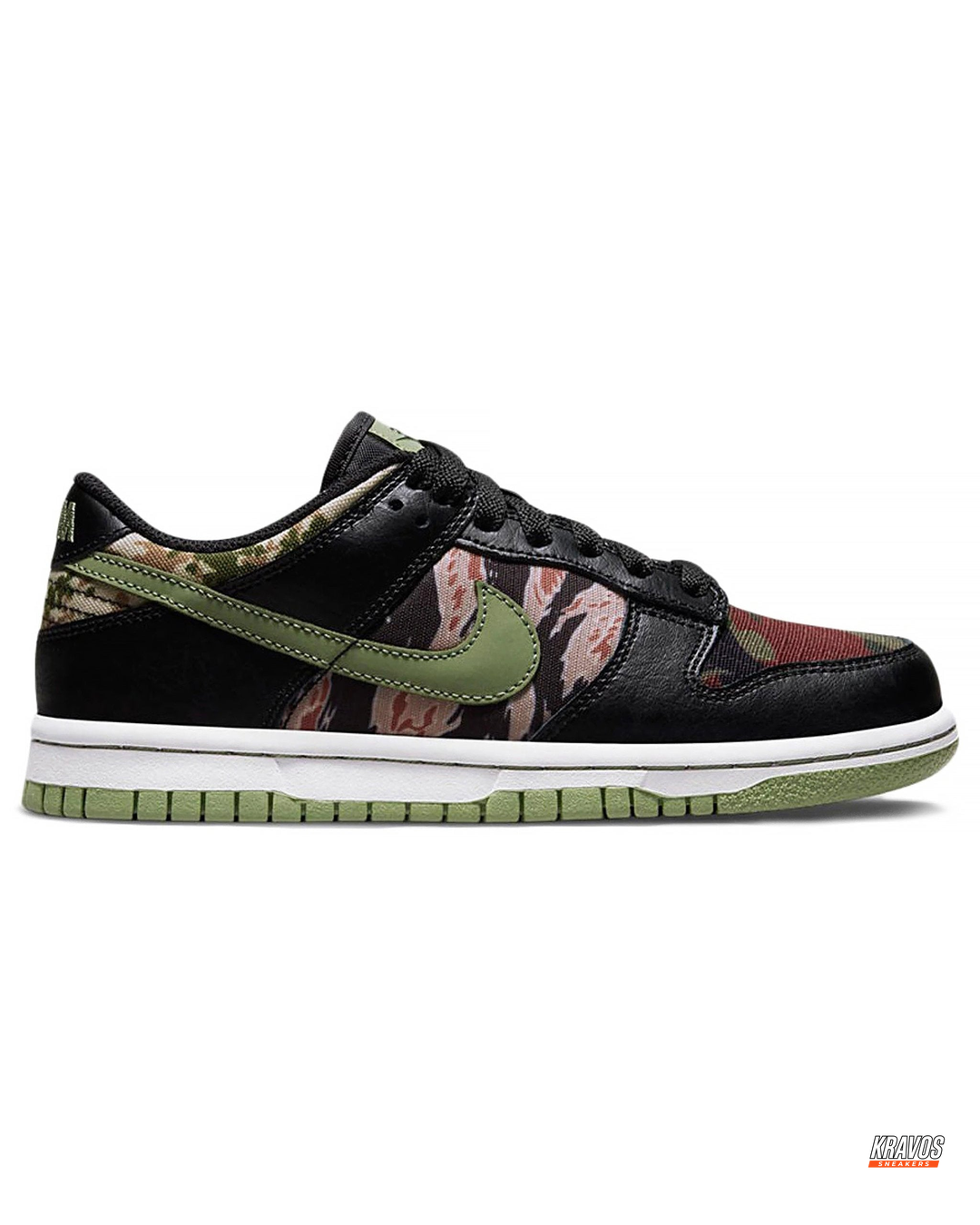 NK Leather Tiger-Camo Court Trainer