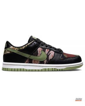 NK Leather Tiger-Camo Court Trainer