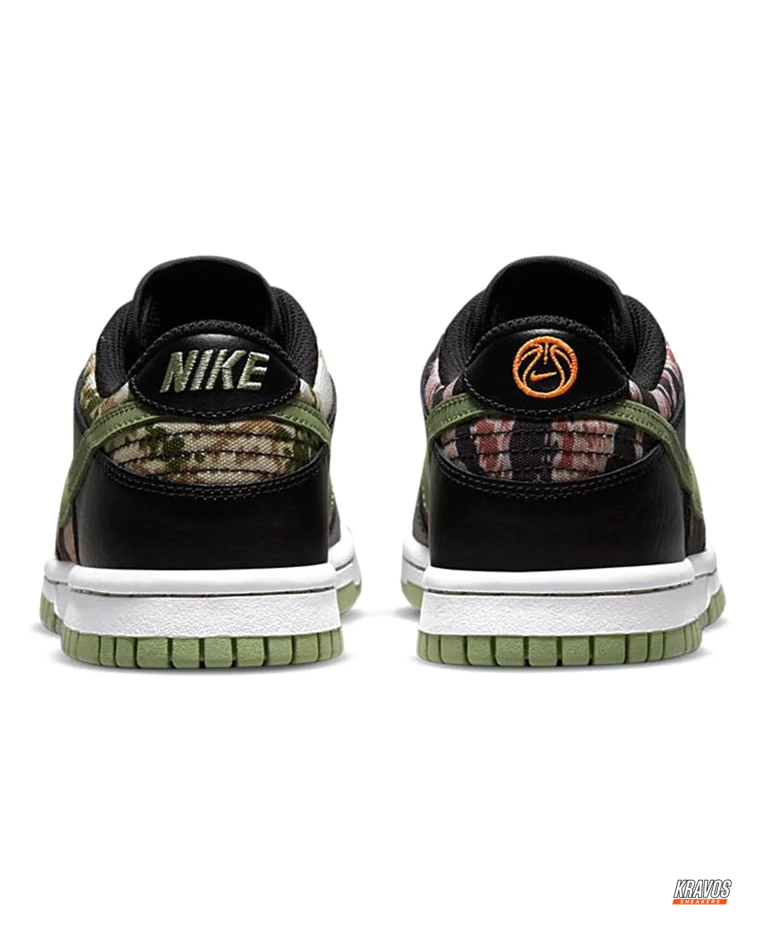 NK Leather Tiger-Camo Court Trainer