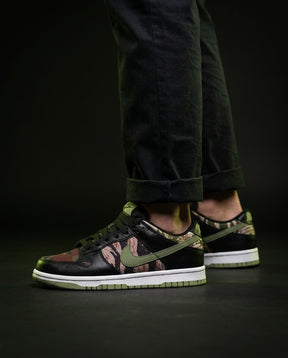 NK Leather Tiger-Camo Court Trainer