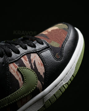 NK Leather Tiger-Camo Court Trainer