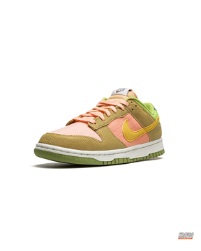 NK Leather Two-Tone Panelled Trainer