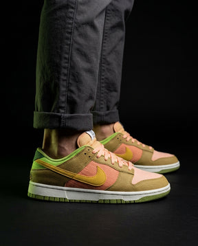 NK Leather Two-Tone Panelled Trainer