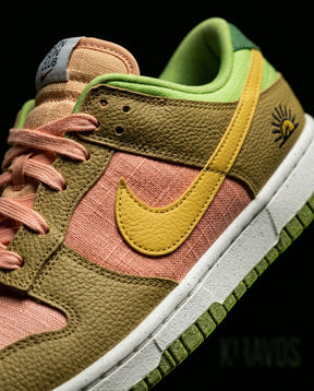 NK Leather Two-Tone Panelled Trainer
