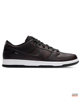 NK Leather Vulcanised Skate Trainer Black White #blackwhite