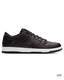 NK Leather Vulcanised Skate Trainer Black White #blackwhite