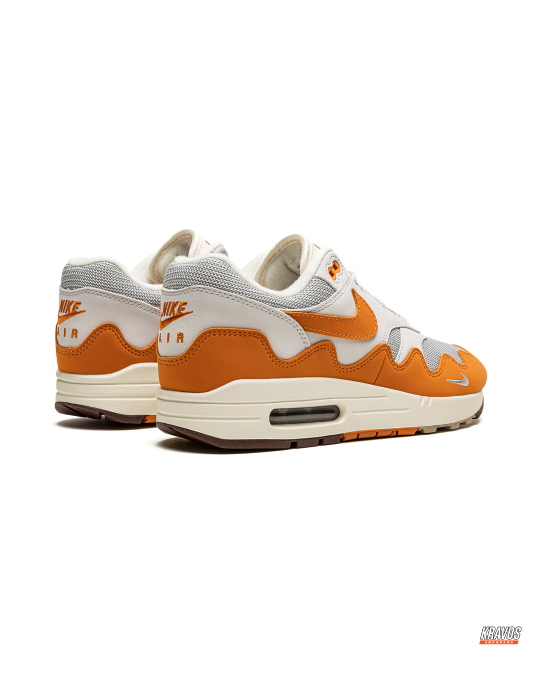NK Leather Wavy-Panel Air Trainer