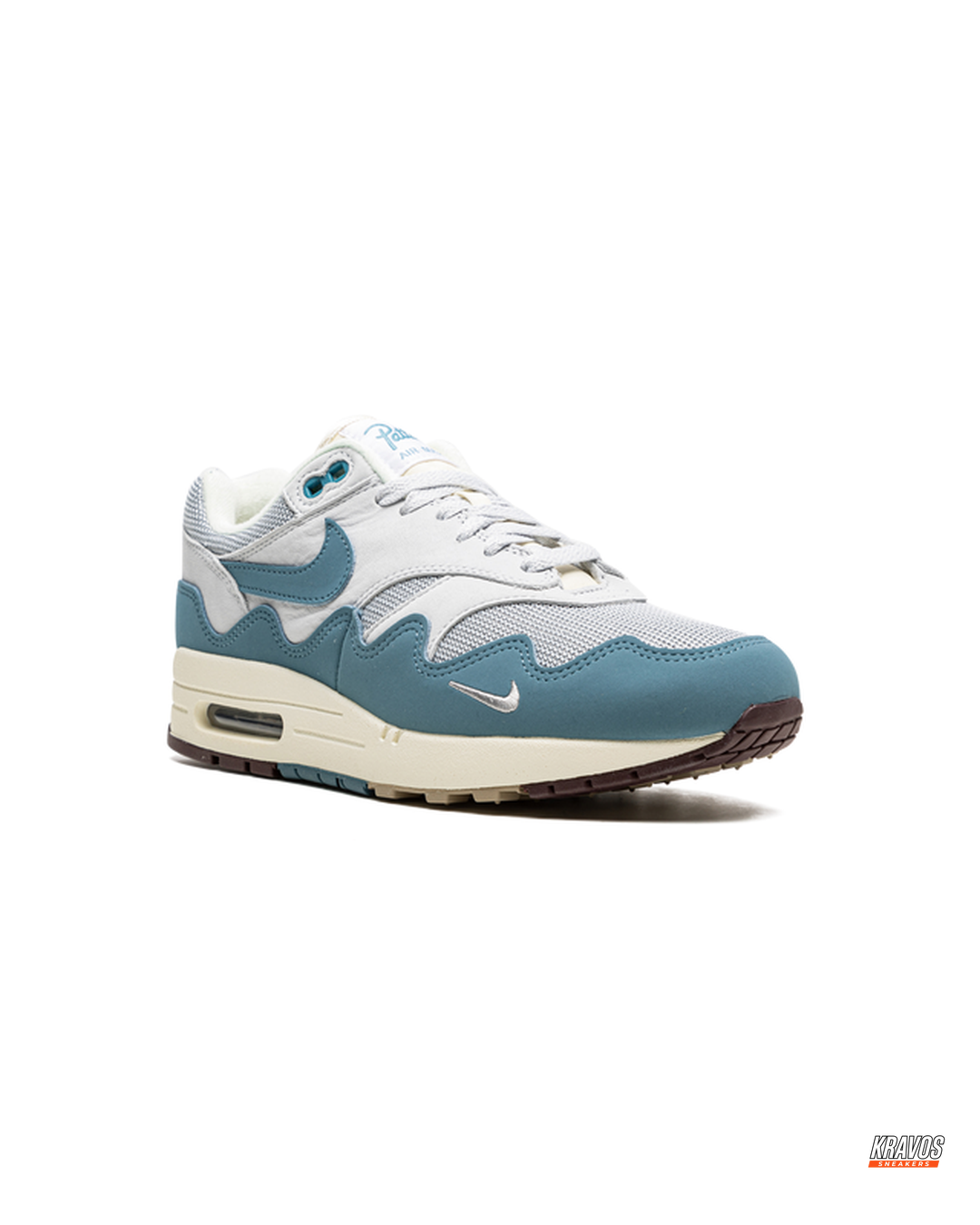 NK Leather Wavy-Panel Air Trainer