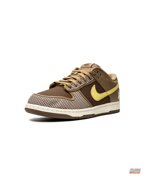 NK Leather Woven-Panel Court Trainer