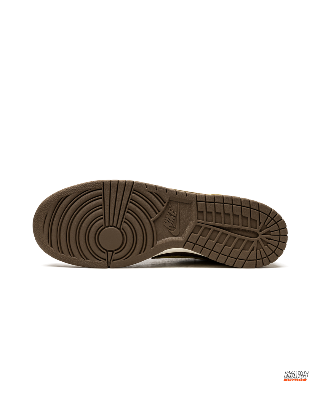 NK Leather Woven-Panel Court Trainer
