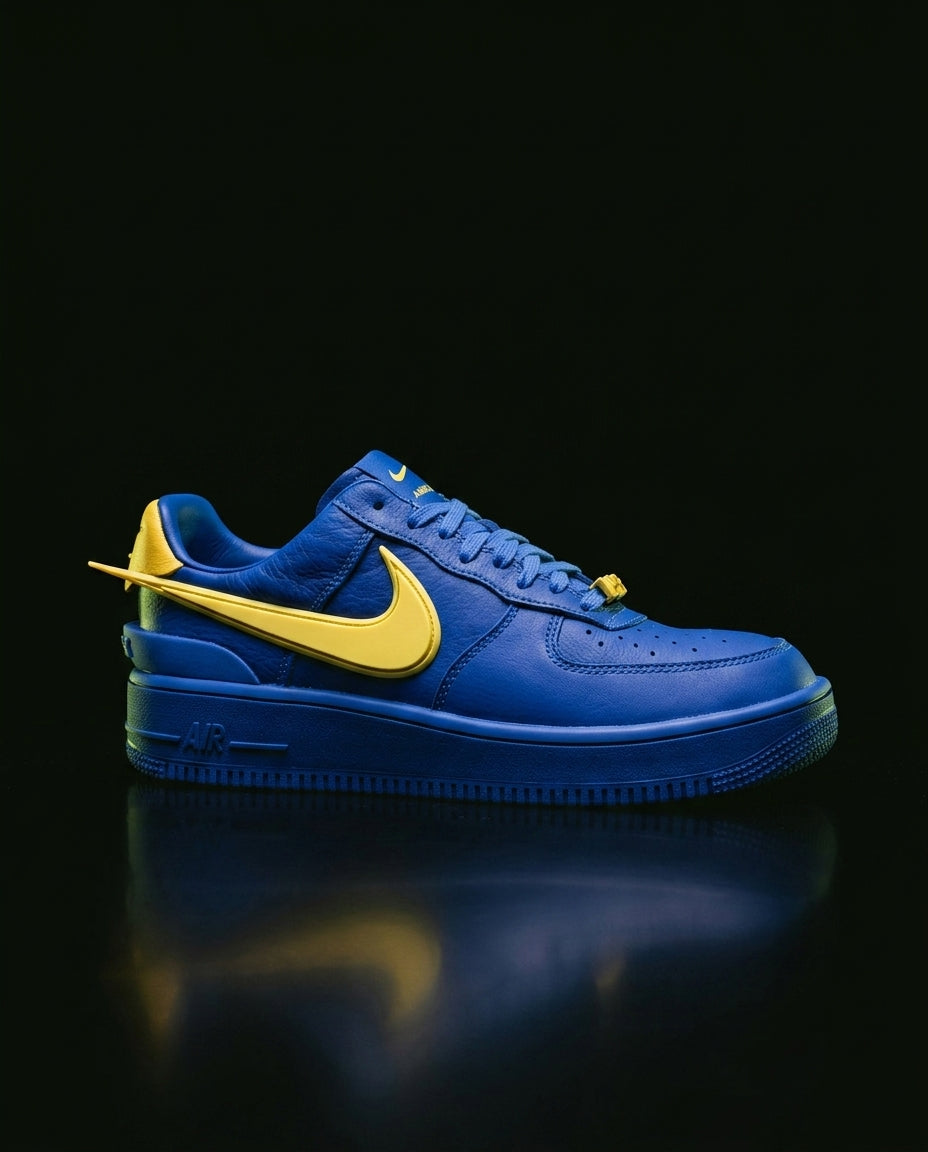 NK Leather Zip-Tag Court Trainer