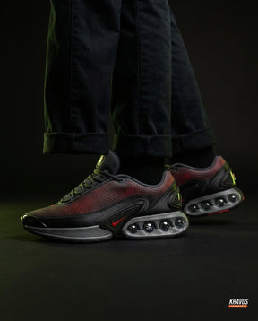 NK Mesh Bubble-Air Running Trainer Black Grey Red