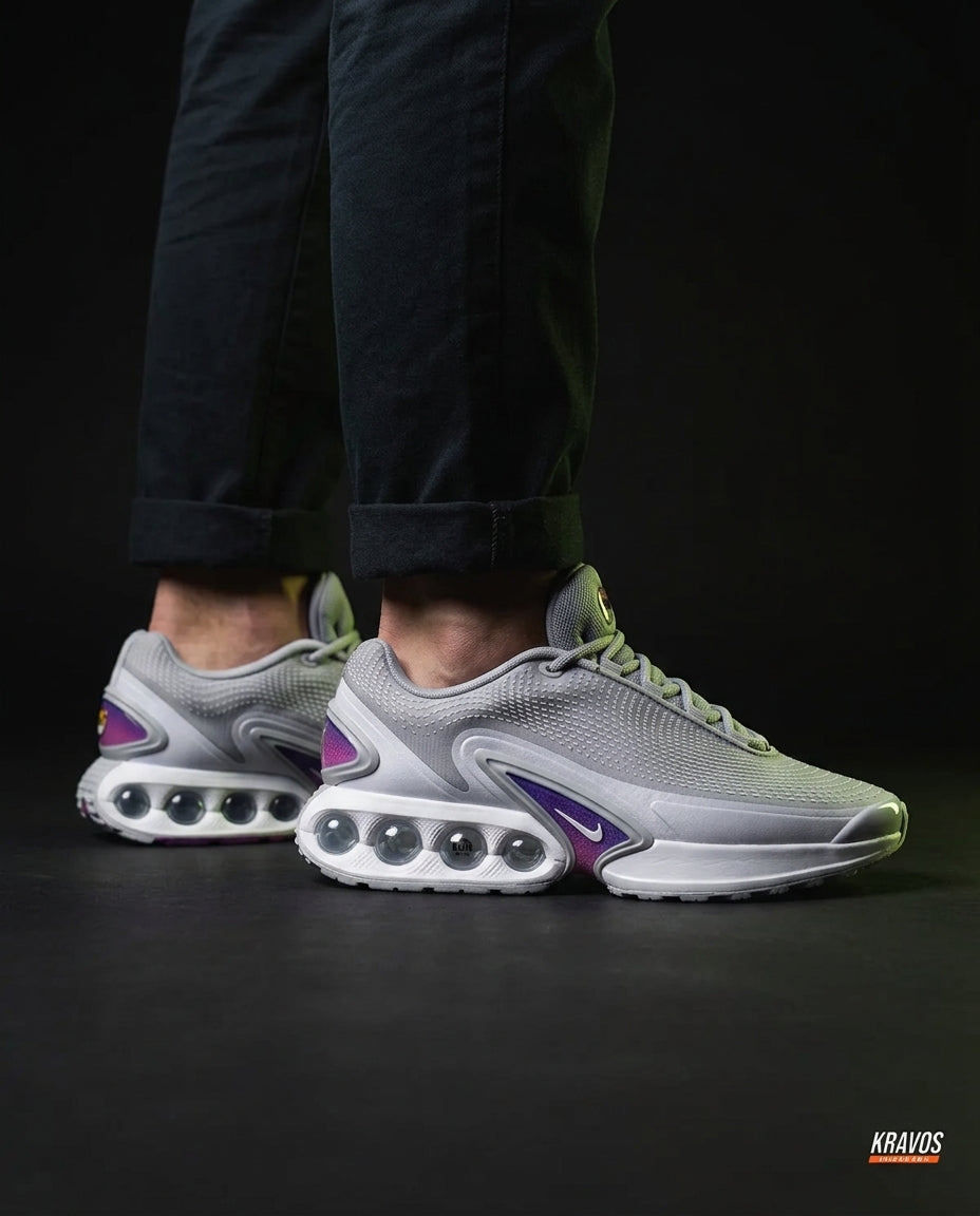 NK Mesh Bubble-Air Running Trainer Grey Purple White