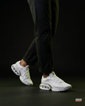 NK Mesh Bubble-Air Running Trainer White Grey