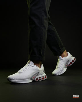 NK Mesh Bubble-Air Running Trainer White Red Grey