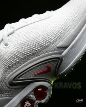 NK Mesh Bubble-Air Running Trainer White Red Grey