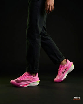 NK Mesh Carbon-Plate Racing Runner Pink White