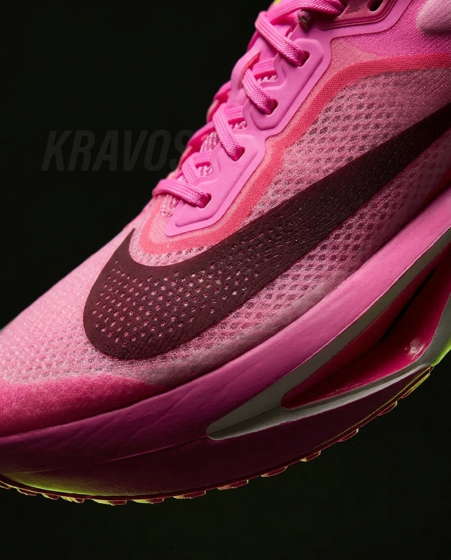 NK Mesh Carbon-Plate Racing Runner Pink White