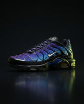 NK Mesh Layered Air-Bubble Runner Black Blue Purple