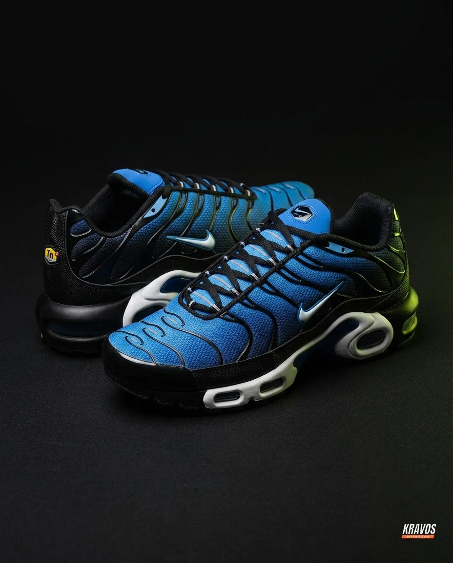NK Mesh Layered Air-Bubble Runner Blue Black White