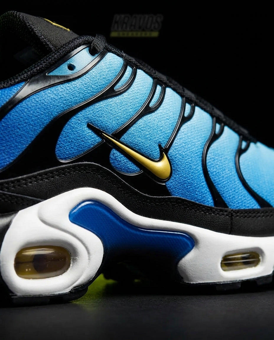 NK Mesh Layered Air-Bubble Runner Blue Black Yellow