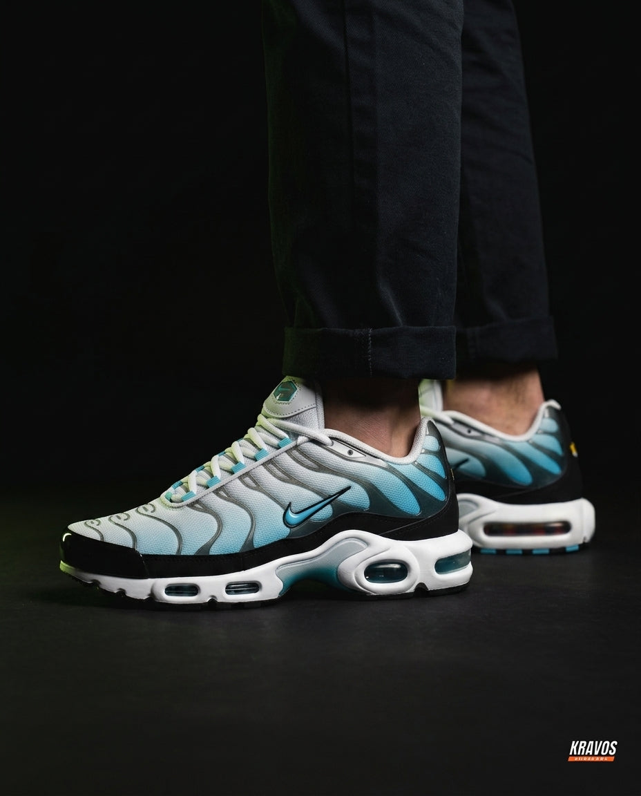 NK Mesh Layered Air-Bubble Runner Grey Blue Black