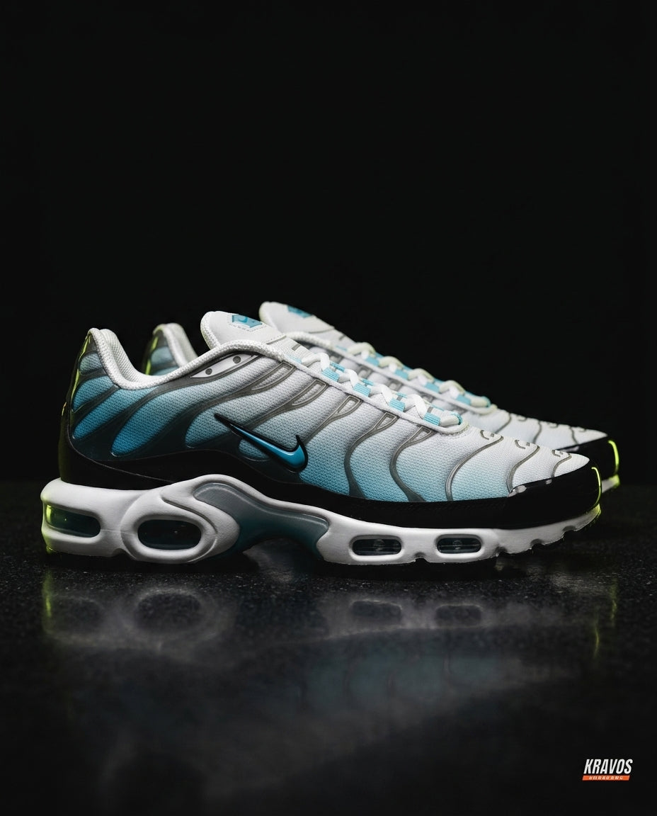 NK Mesh Layered Air-Bubble Runner Grey Blue Black