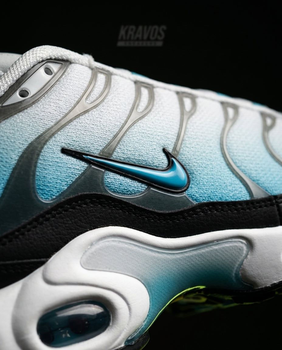 NK Mesh Layered Air-Bubble Runner Grey Blue Black