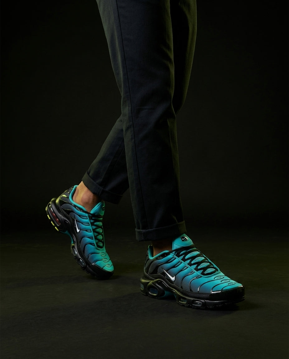 NK Mesh Layered Air-Bubble Runner Teal Black