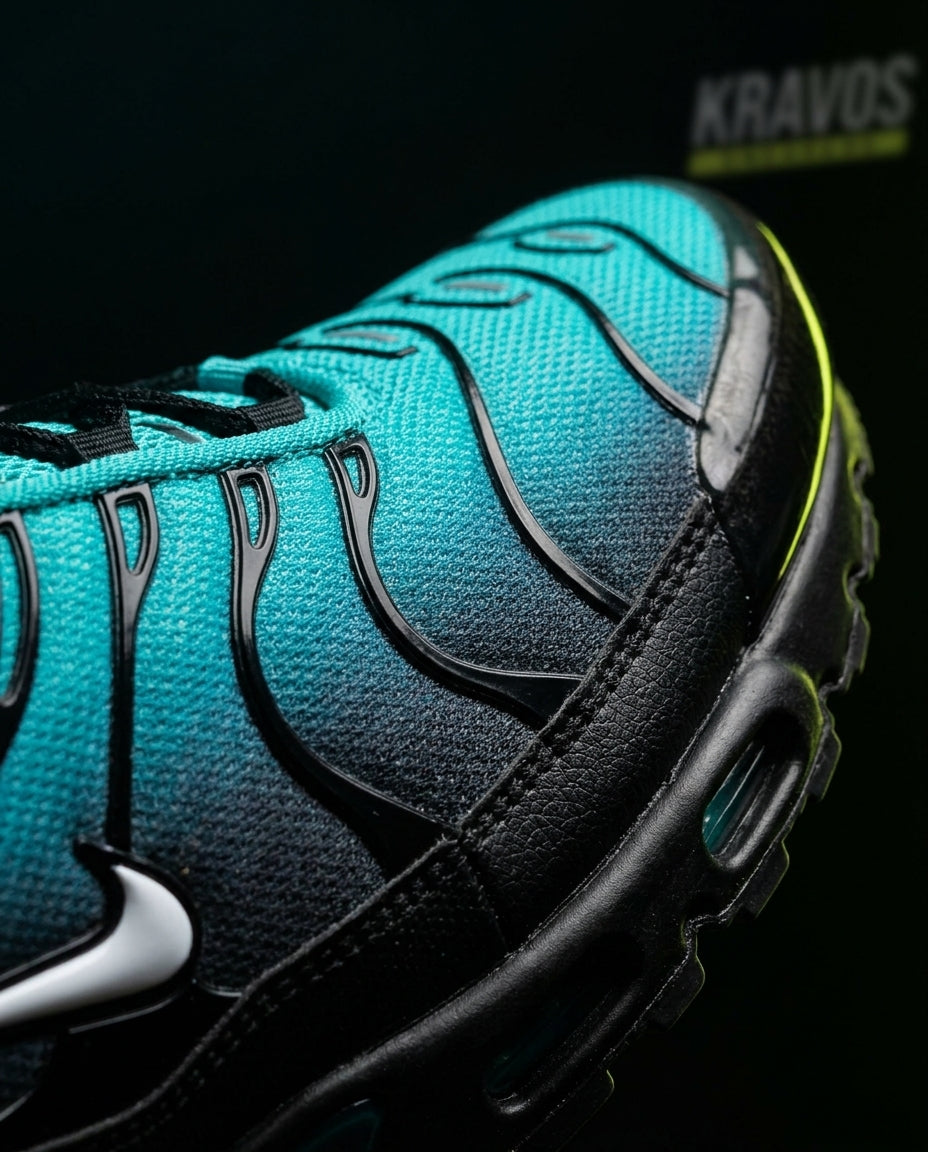 NK Mesh Layered Air-Bubble Runner Teal Black
