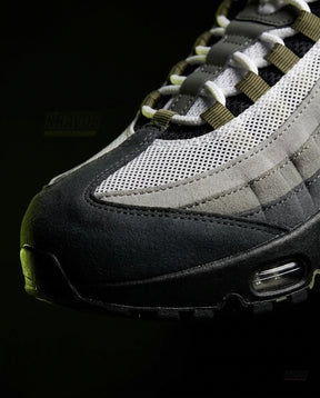 NK Mesh Layered Bubble Runner Grey Black Olive