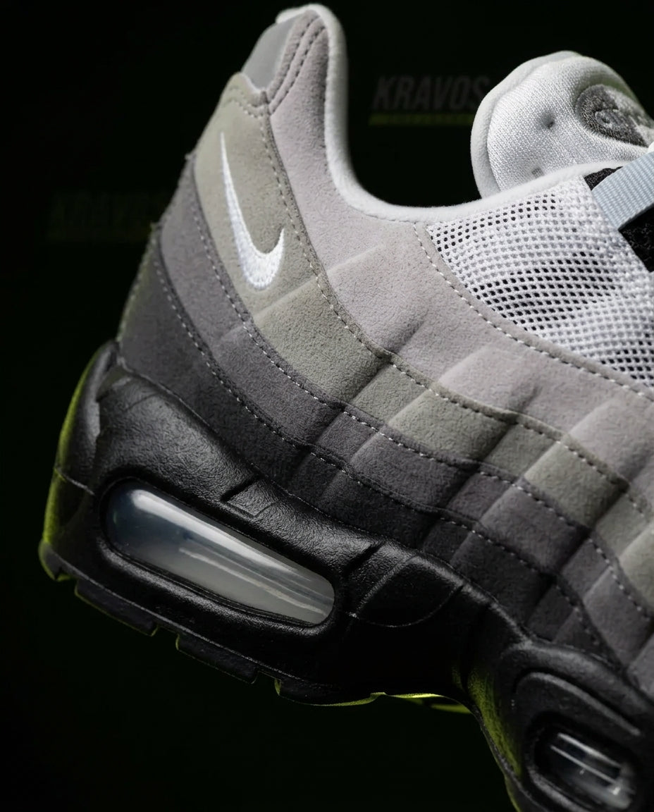 NK Mesh Layered Bubble Runner White Black Grey