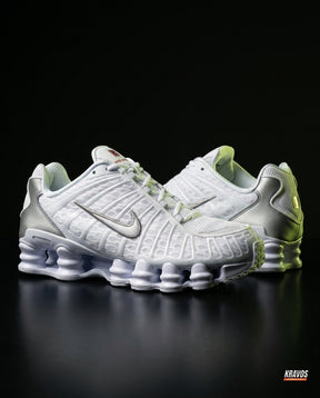 NK Mesh Layered Caged Runner White Silver