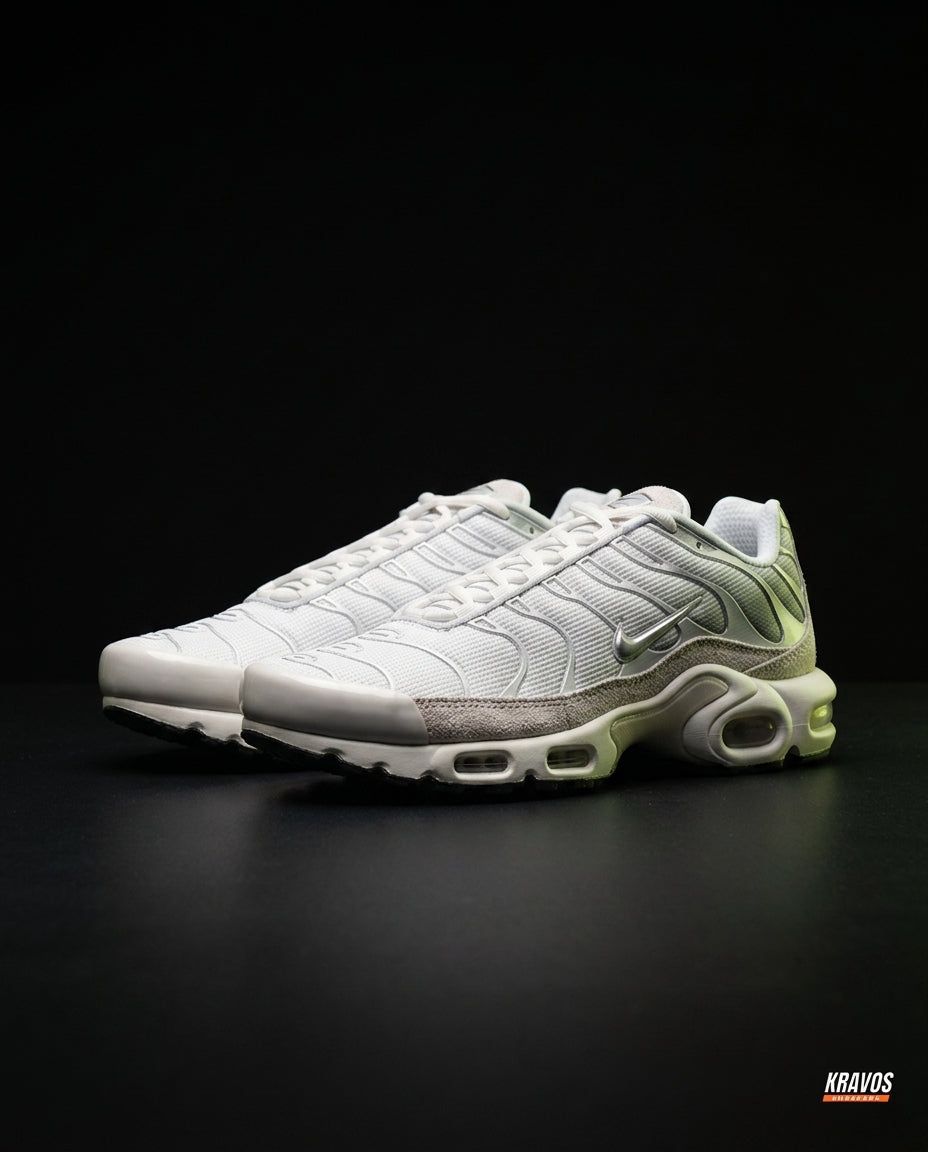 NK Mesh Layered Tiger-Stripe Runner Grey White