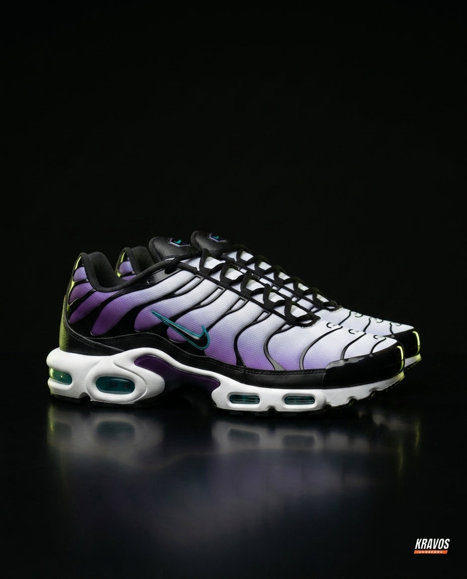 NK Mesh Layered Tiger-Stripe Runner Purple White Black