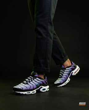 NK Mesh Layered Tiger-Stripe Runner Purple White Black