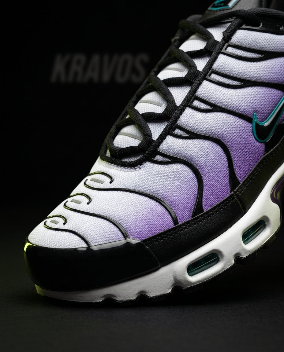 NK Mesh Layered Tiger-Stripe Runner Purple White Black